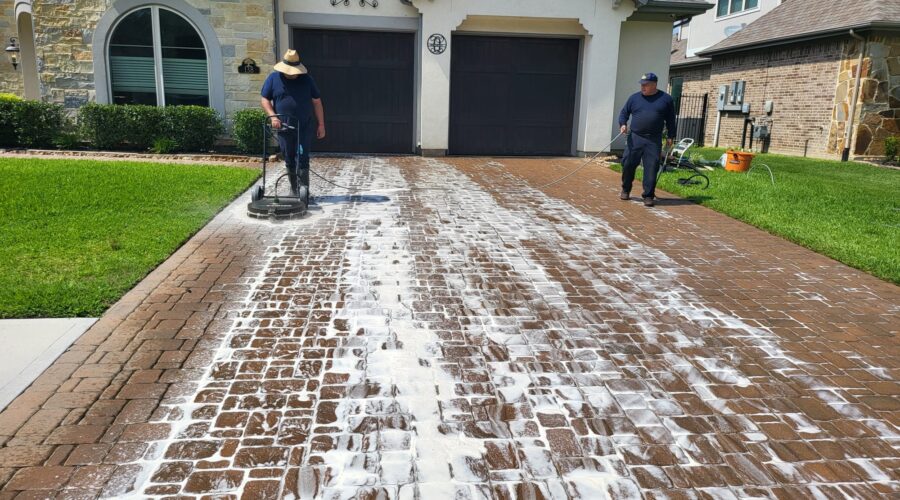 Cypress power washing
